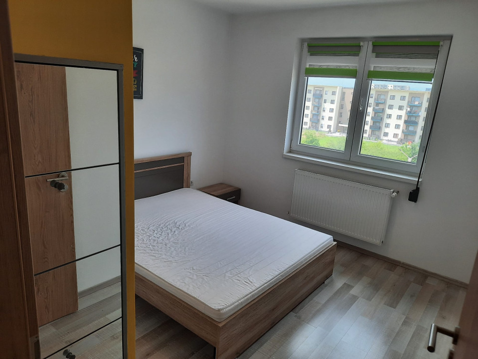 Apartament doua camere, Grandis, zona Coresi, aer conditionat, utilat/mobilat