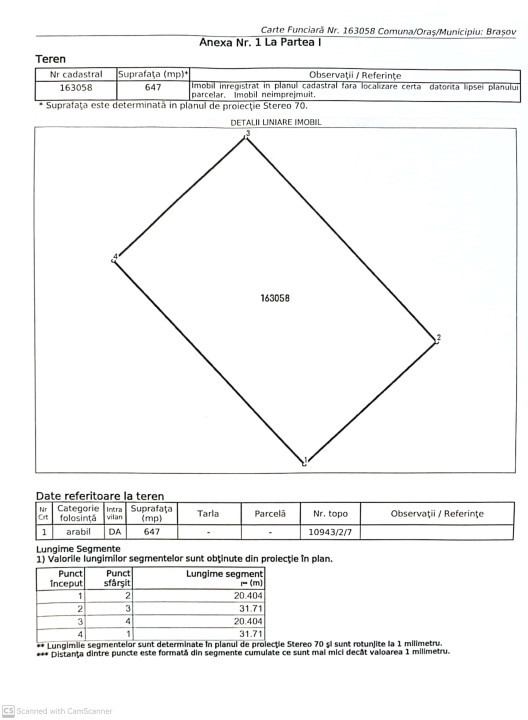 REZERVAT-Teren pentru construcții în Stupini, cu potențial imens
