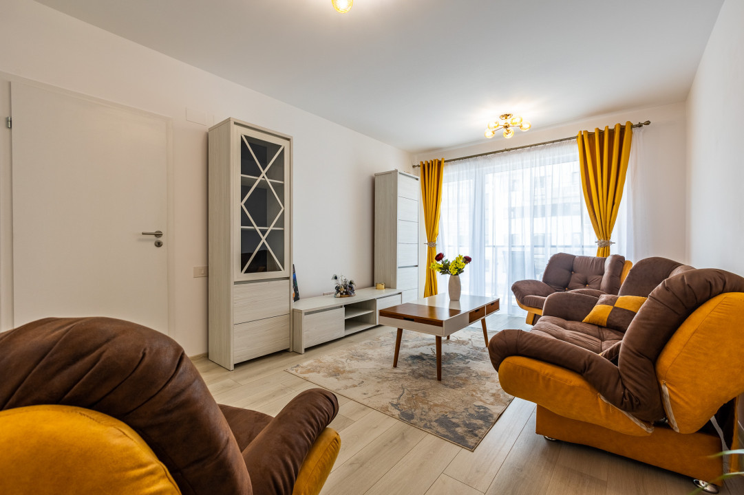 Apartament 2 camere, bloc nou, central, mobilat, utilat, pret bun