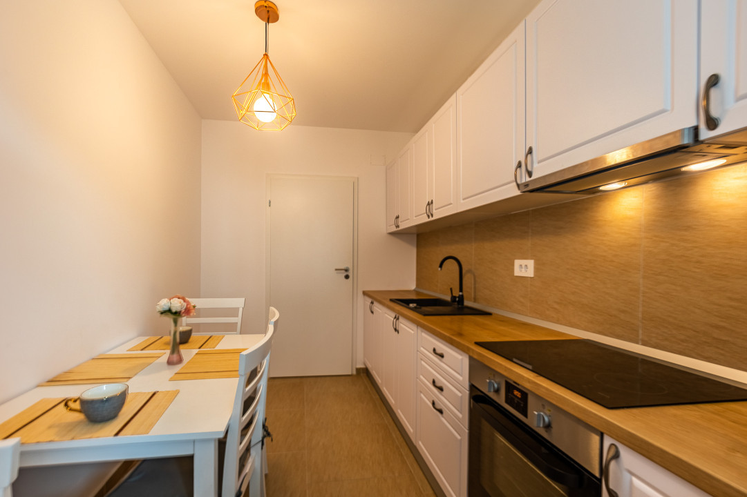 Apartament 2 camere, bloc nou, central, mobilat, utilat, pret bun