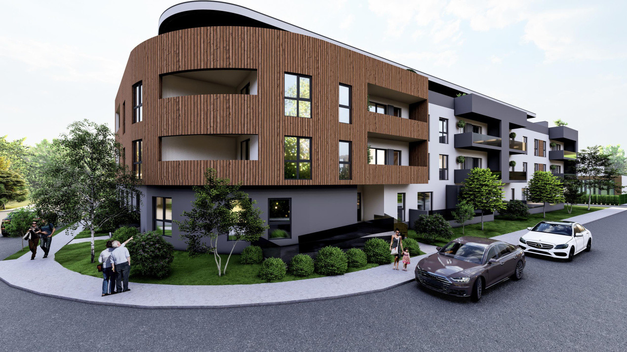 Apartament 1 camera, 44.50 mp utili, 6.95 mp balcon/terasă – Parter