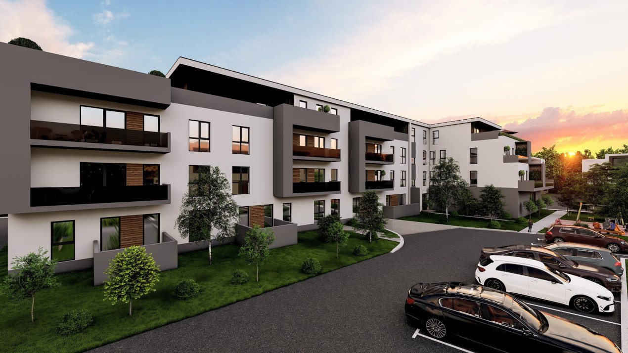 Apartament 1 camera, 44.50 mp utili, 6.95 mp balcon/terasă – Parter