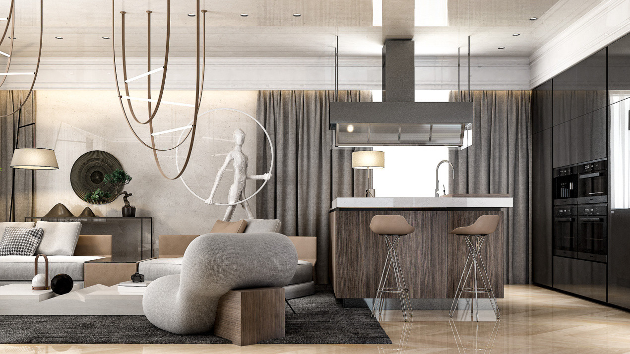 Apartament 3 camere, 85,76 mp utili, 6,50 mp balcon, 80,50 mp terasă – Etaj 1