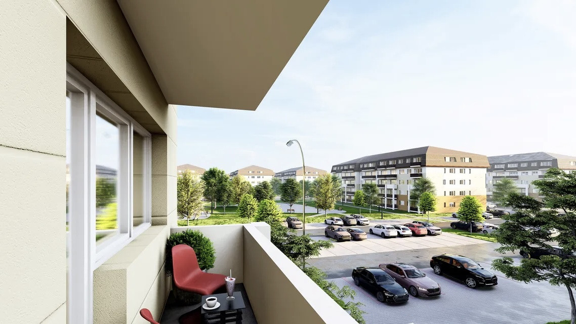 Apartament 3 camere, 72.20 mp utili, 3.02 mp balcon – Mansardă, Subcetate City 2