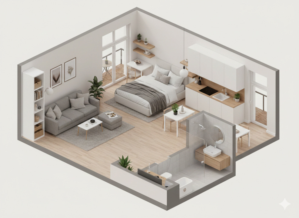 Garsoniera I COMISION 0%