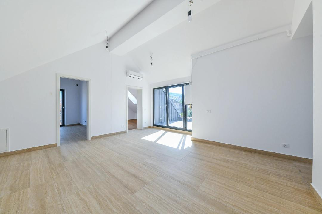 Apartament 2 camere, mansardă, 54.2mp, terasă 19.4mp